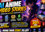 create cinematic ai anime video stories